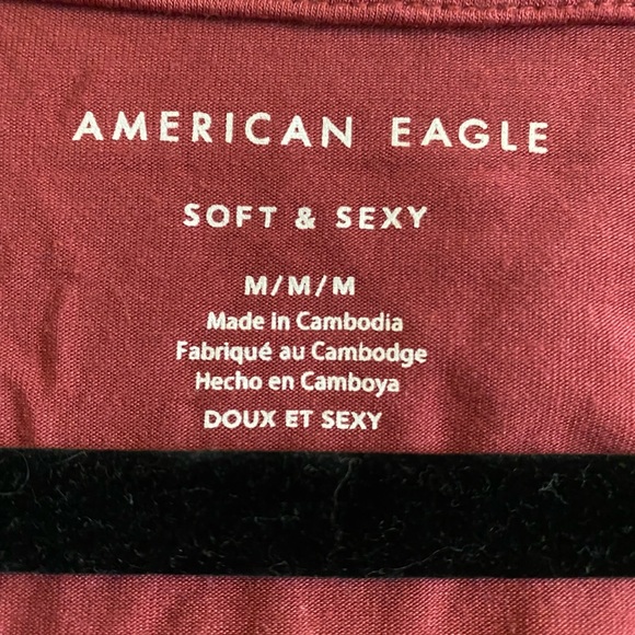 Arie soft & sexy tee - Dark pinkish/red color - Picture 3 of 4